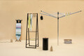 Masa de calcat, Brabantia B, Morning Breeze, 124x38 cm, 7 pozitii de reglare, otel/bumbac