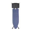 Masa de calcat, Brabantia B, Denim Blue, 124x38 cm, 7 pozitii de reglare, cu suport statie de calcat, otel/bumbac