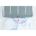 Masa de calcat, Brabantia B, PerfectFlow Bubbles, 124x38 cm, 7 pozitii de reglare, cu suport statie de calcat, polipropilena/otel/bumbac