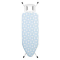 Masa de calcat, Brabantia C, Fresh Breeze, 124x45 cm, 7 pozitii de reglare, otel/bumbac