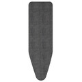 Husa pentru masa de calcat, Brabantia D, Denim Black, 135x45 cm, 2 mm spuma, bumbac, negru denim