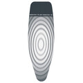 Husa pentru masa de calcat, Brabantia D, Titan Oval, 135x45 cm, 4 mm spuma + 4 mm fetru, bumbac