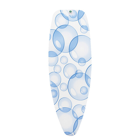 Husa pentru masa de calcat, Brabantia D, PerfectFlow Bubbles, 135x45 cm, 2 mm spuma, bumbac