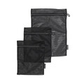 Set 3 saci de spalat rufe, Brabantia, Laundry Bags, 33x25 cm/45x33 cm, textil, negru