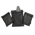 Set 3 saci de spalat rufe, Brabantia, Laundry Bags, 33x25 cm/45x33 cm, textil, negru