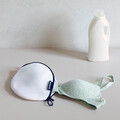 Husa pentru spalat sutiene, Brabantia, Wash bag, 26.5x18.5x15.5 cm, textil, alb/gri