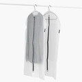 Set 2 huse pentru haine, Brabantia, Clothes Cover, 60x100 cm, nailon, transparent/gri