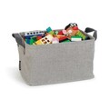 Cos de rufe / cos depozitare, pliabil, Brabantia, Linn, 35 L, 37x44x26 cm, textil, gri
