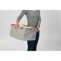 Cos de rufe / cos depozitare, pliabil, Brabantia, Linn, 40 L, 36x54x26.5 cm, textil, gri