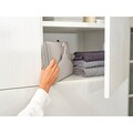 Suport pliabil pentru calcat cu aburi, Brabantia, Linn, 40.4x93 cm, textil, gri