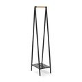 Suport pentru haine, Brabantia, Linn, 47.6x34x170 cm, otel, negru