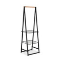 Suport pentru haine, Brabantia, Linn, 57x60.6x190 cm, otel, negru