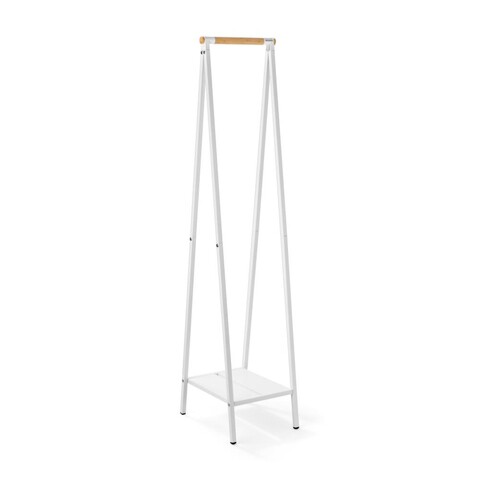 Suport pentru haine, Brabantia, Linn, 47.6x34x170 cm, otel, alb