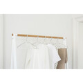 Suport pentru haine, Brabantia, Linn Large, 99.5x57x190 cm, otel, alb