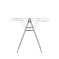 Uscator de rufe, Brabantia, Hangon Metallic, 15 m capacitate de uscare, otel, gri metalizat