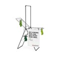 Uscator de rufe cu suport umerase, Brabantia, Hangon Matt, 20 m capacitate de uscare, otel, negru mat