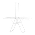 Uscator de rufe cu suport umerase, Brabantia, Hangon Fresh, 25 m capacitate de uscare, otel, alb