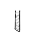 Uscator de rufe cu suport umerase, Brabantia, Hangon Matt, 25 m capacitate de uscare, otel, negru mat