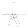 Uscator de rufe cu suport umerase, Brabantia, Hangon Metallic, 25 m capacitate de uscare, otel, gri metalizat