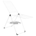 Uscator de rufe extensibil, Brabantia, T-Model, 20 m capacitate de uscare, otel, alb