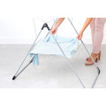 Uscator de rufe extensibil, Brabantia, T-Model, 20 m capacitate de uscare, otel, alb