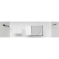 Uscator de rufe retractabil cu montare pe perete, Brabantia, Pull-out Stainless Steel, 22 m capacitate de uscare, polipropilena/otel, gri mat