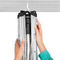 Uscator de rufe rotativ cu 4 brate + cu suport fixare pamant, Brabantia, Lift-O-Matic, 40 m capacitate de uscare, otel, gri metalizat