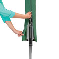 Uscator de rufe rotativ cu 4 brate + cu suport fixare pamant + husa, Brabantia, Lift-O-Matic, 60 m capacitate de uscare, otel, gri metalizat