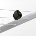 Suport fixare pentru uscator de rufe de gradina, Brabantia, Spike, 35mm, otel, gri