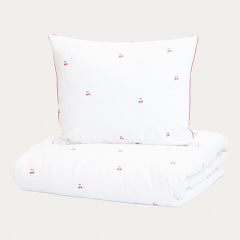 Lenjerie de pat | B2 CRESINE ESENTIALE | bumbac cu cirese | 160x200 | 738722