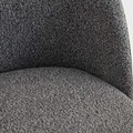 Scaun Fresca, Homla, 56x47x78 cm, metal/poliester, gri inchis