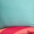 Lenjerie de pat King Size, Color Fiesta, Homla, 3 piese, 200x220 cm, microfibra din poliester, multicolor