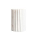Suport pentru tacamuri Marble Stripes, Homla, 10.5x13 cm, marmura, alb