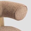 Fotoliu Vita, Homla, 81x72x67 cm, MDF/lemn/poliester, bej