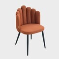 Scaun Aula, Homla, 55x49x85 cm, MDF/poliester, caramiziu