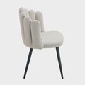 Scaun Aula, Homla, 55x49x85 cm, MDF/poliester, bej