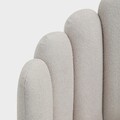 Scaun Aula, Homla, 55x49x85 cm, MDF/poliester, bej