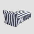 Sezlong Maris, Homla, 150x70x65 cm, poliester/spuma, alb/albastru
