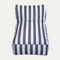 Sezlong Maris, Homla, 150x70x65 cm, poliester/spuma, alb/albastru