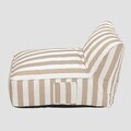 Sezlong Maris, Homla, 102x72x65 cm, poliester/spuma, alb/bej