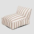 Sezlong Maris, Homla, 102x72x65 cm, poliester/spuma, alb/bej