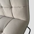 Fotoliu Nelox, Homla, 69x63x73 cm, MDF/metal/catifea, gri