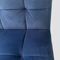 Fotoliu Nelox, Homla, 69x63x73 cm, MDF/metal/catifea, bleumarin