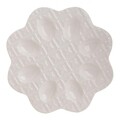 Platou decorativ pentru oua, InArt, ceramica, Ø27 cm, alb