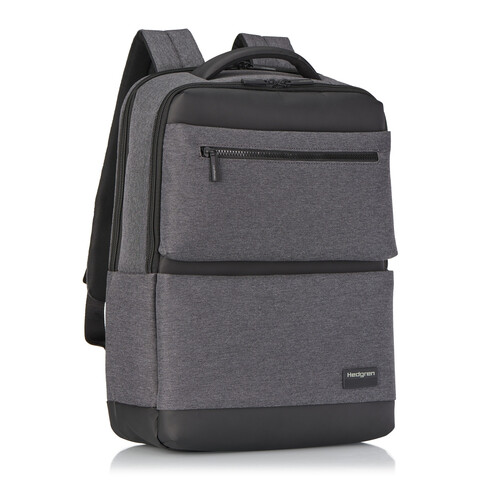 Rucsac Script, NEXT, Hedgren, 29x17x42 cm, poliester/nailon, gri