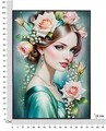 Tablou decorativ Fantasy -A, Mauro Ferretti, 72x102 cm, lemn de pin/canvas pictat si lacuit, multicolor