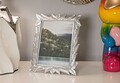 Rama foto Leavy, Mauro Ferretti, 15x20 cm, polirasina/sticla, argintiu