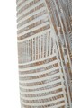 Vaza decorativa Wood Effect, Mauro Ferretti, 19x19x55 cm, polirasina, alb antic