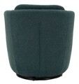 Fotoliu rotativ Torino Ottanio Swivel , Mauro Ferretti, 70x72x75 cm, fier/poliester, teal/turcoaz