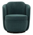 Fotoliu rotativ Torino Ottanio Swivel , Mauro Ferretti, 70x72x75 cm, fier/poliester, teal/turcoaz